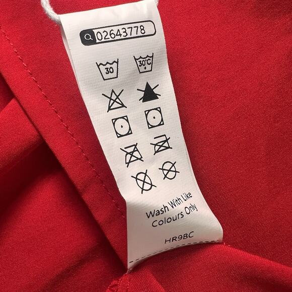 Halara Dress Size S Red Breezeful Sleeveless Racerback Built In Bra Pockets NWT - Picture 14 of 15